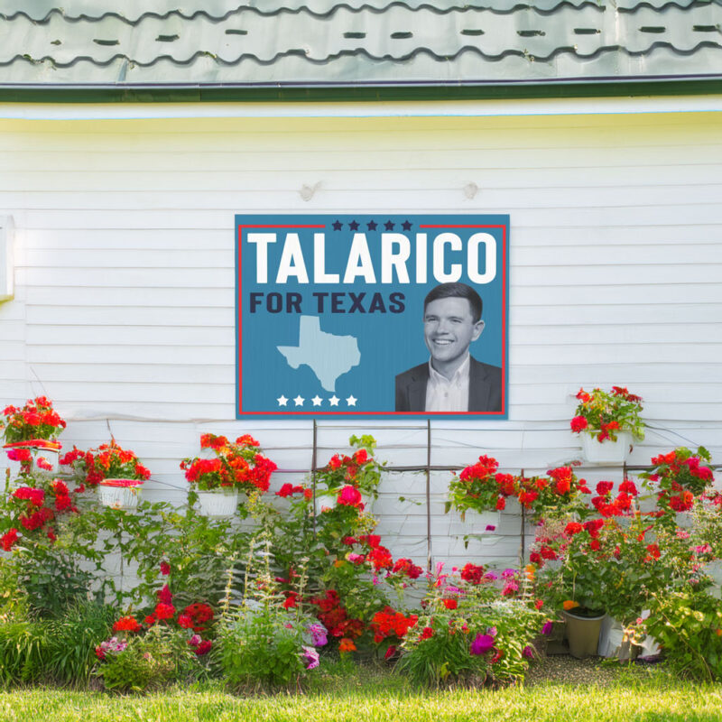 James Talarico for Texas Yard Sign