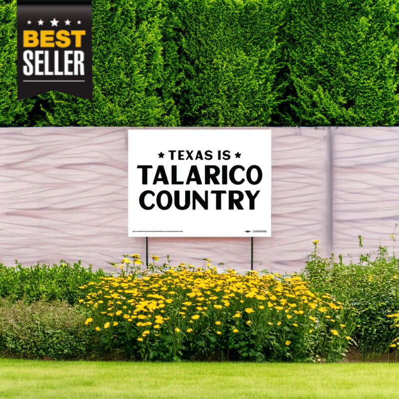 Texas Is Talarico Country Yard Sign