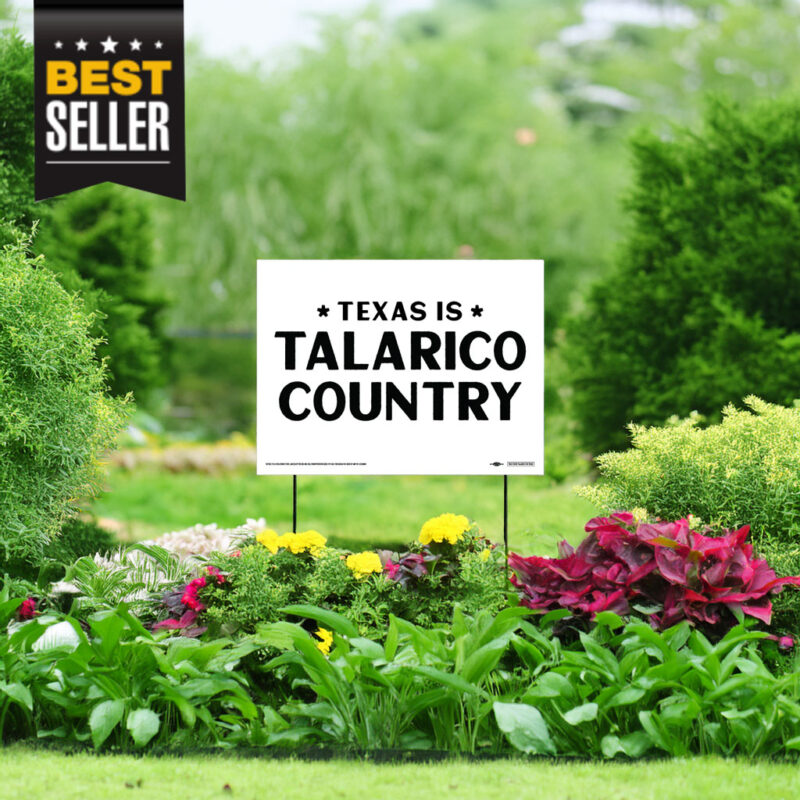 Texas Is Talarico Country Yard Sign