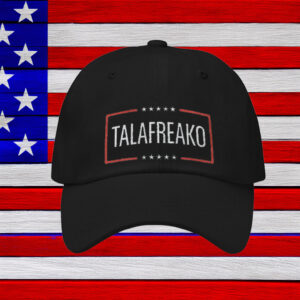 Bold Box Logo Talafreako Canvas Hat – Premium Slate Unisex Sports Cap