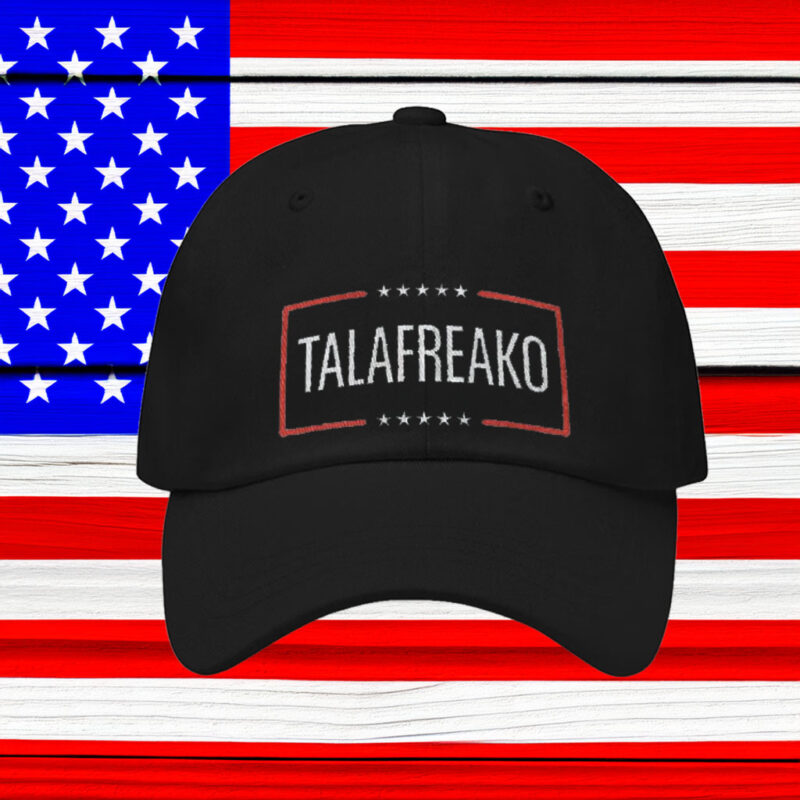Bold Box Logo Talafreako Canvas Hat – Premium Slate Unisex Sports Cap