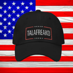 Bold Box Logo Talafreako Canvas Hat – Premium Slate Unisex Sports Cap
