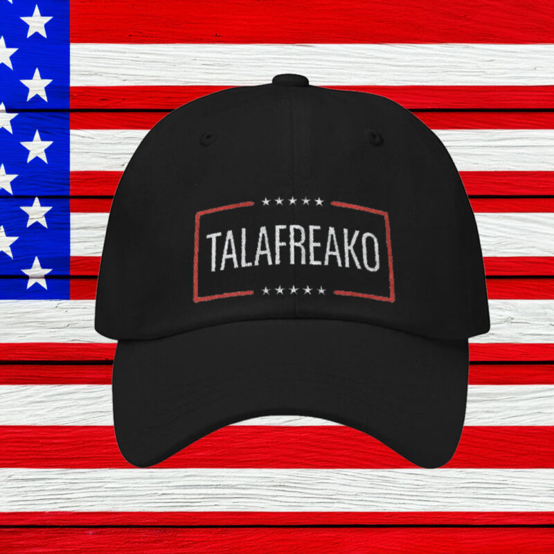 Bold Box Logo Talafreako Canvas Hat – Premium Slate Unisex Sports Cap