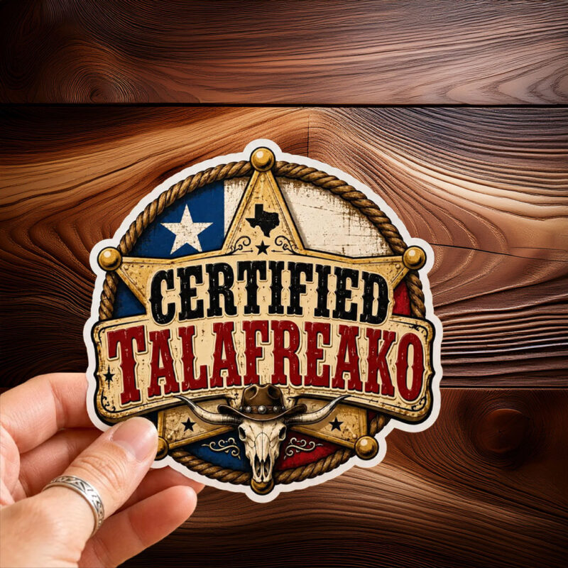 Certified Talafreako Sticker-Car Magnet, 2026 Senate Sticker
