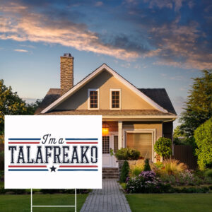 Classic Campaign Style Lawn Board – Vintage Stars and Stripes Garden Stake Talafreako Yard Sign