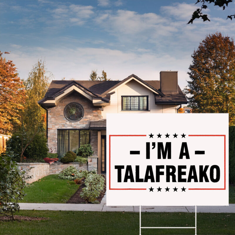 Classic Patriotic Border Lawn Board – Five Star Campaign Outdoor Sign Talafreako Yard Sign