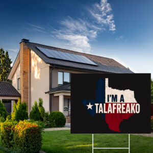 Distressed Texas Flag Lawn Decor – Rustic Lone Star Map Billboard Talafreako Yard Sign