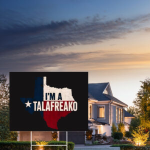 Distressed Texas Flag Lawn Decor – Rustic Lone Star Map Billboard Talafreako Yard Sign
