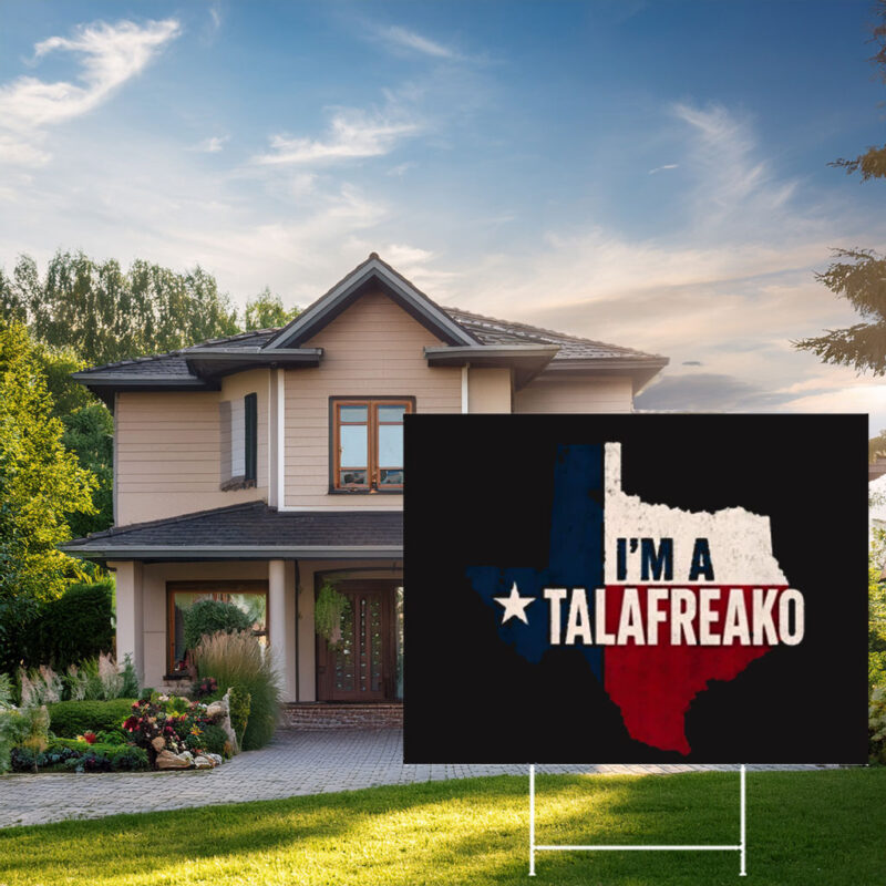 Distressed Texas Flag Lawn Decor – Rustic Lone Star Map Billboard Talafreako Yard Sign