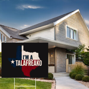 Distressed Texas Flag Lawn Decor – Rustic Lone Star Map Billboard Talafreako Yard Sign