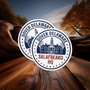 Dover Delaware Legislative Building Talafreako HQ Sticker – Waterproof Vinyl Decal