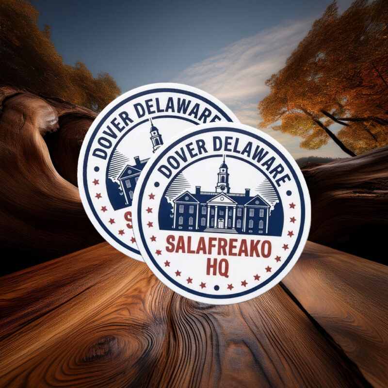 Dover Delaware Legislative Building Talafreako HQ Sticker – Waterproof Vinyl Decal