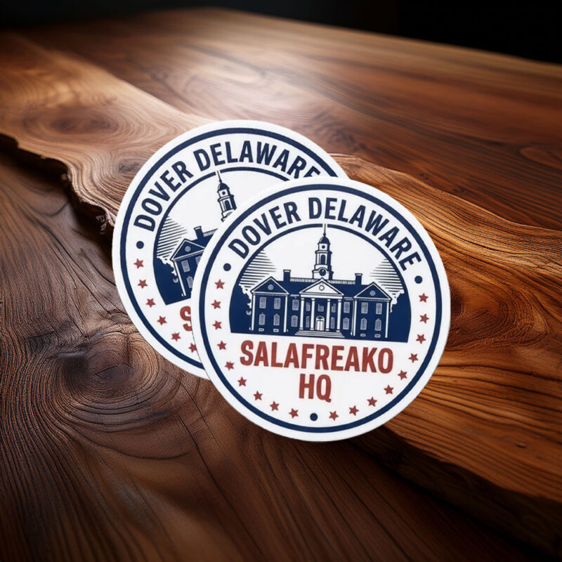 Dover Delaware Legislative Building Talafreako HQ Sticker – Waterproof Vinyl Decal