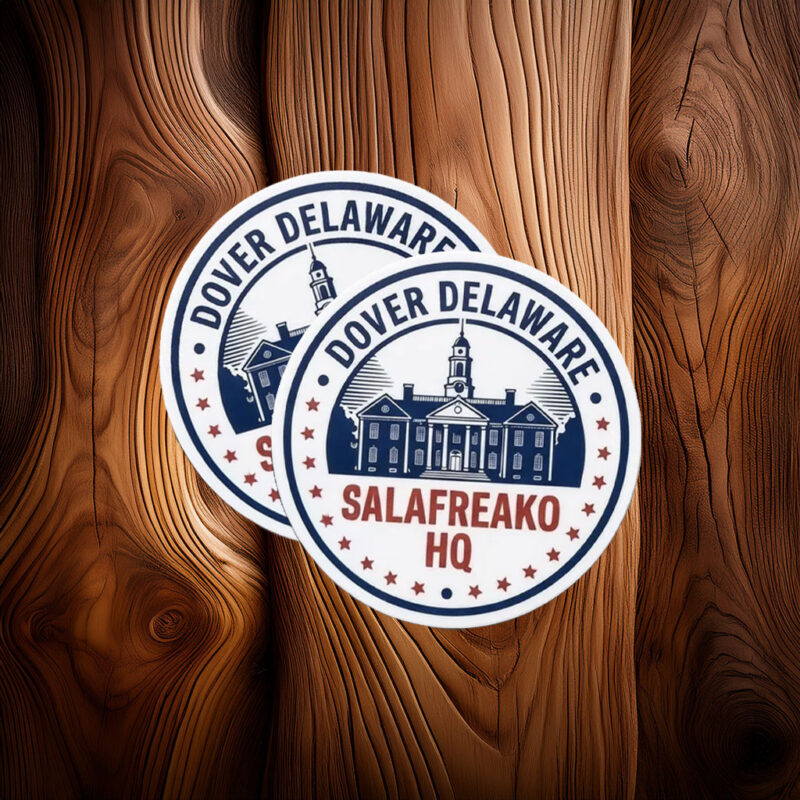 Dover Delaware Legislative Building Talafreako HQ Sticker – Waterproof Vinyl Decal