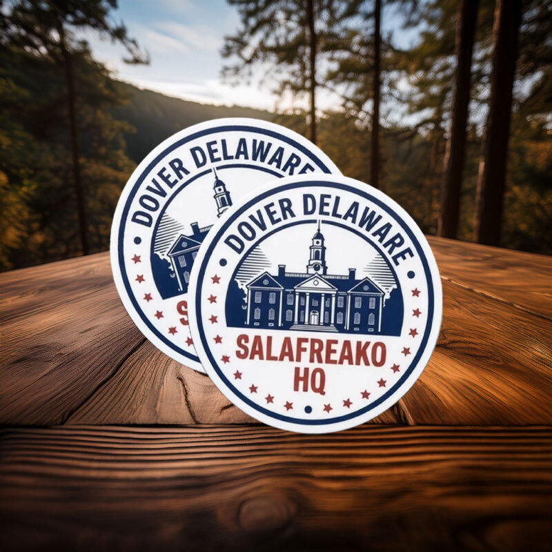 Dover Delaware Legislative Building Talafreako HQ Sticker – Waterproof Vinyl Decal