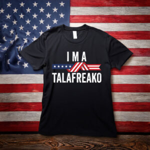 I'm A Talafreako PNG, Patriotic American Flag Ribbon T-Shirt Design