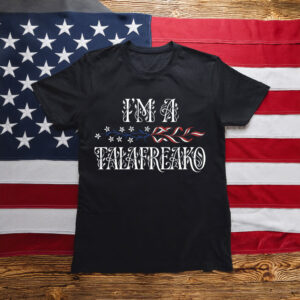 I'm A Talafreako PNG, Vintage Floral Lettering T-Shirt Design