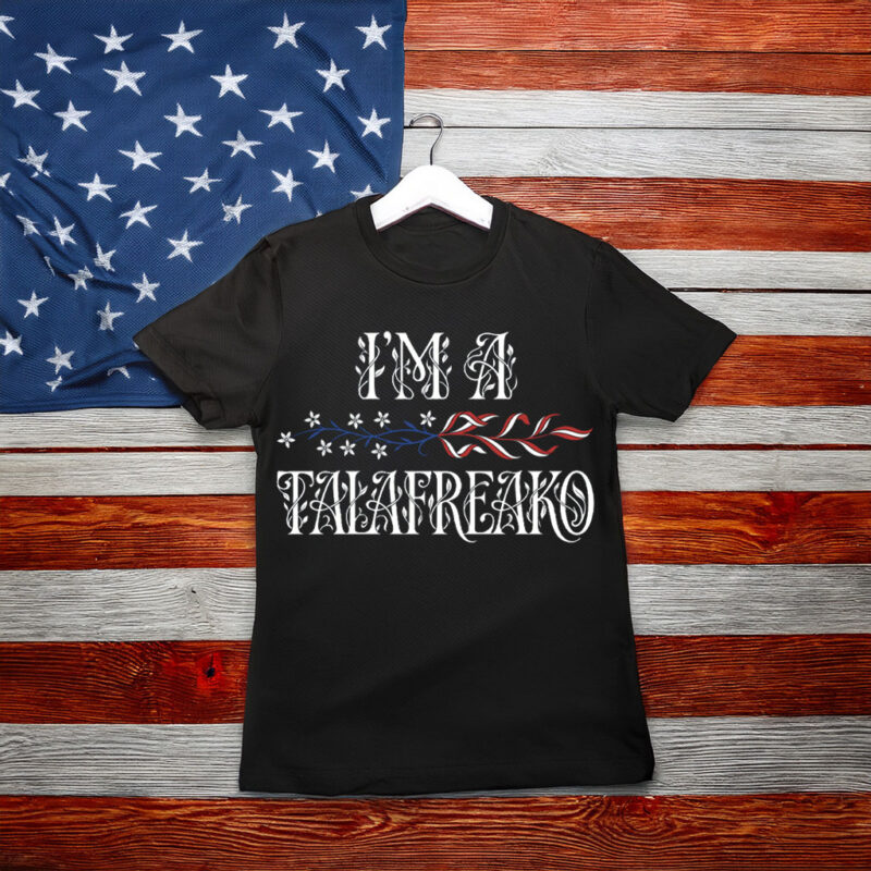 I'm A Talafreako PNG, Vintage Floral Lettering T-Shirt Design