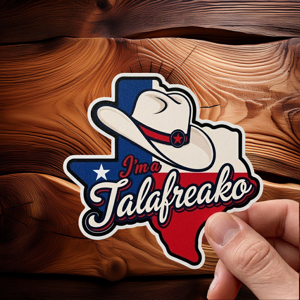I'm a Talafreako Texas Sticker-Car Magnet, Talarico For Senate Decal