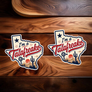 I'm a Talafreako Texas Sticker-Car Magnet, Talarico For Senate Decal, Election Vinyl Sticker