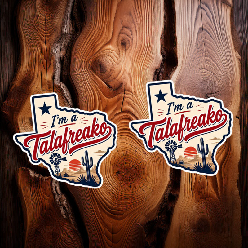I'm a Talafreako Texas Sticker-Car Magnet, Talarico For Senate Decal, Election Vinyl Sticker