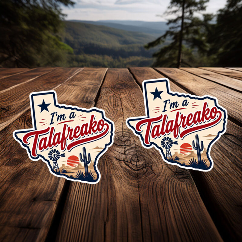 I'm a Talafreako Texas Sticker-Car Magnet, Talarico For Senate Decal, Election Vinyl Sticker
