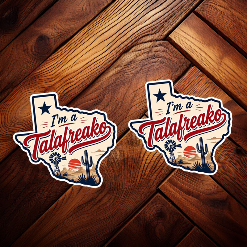 I'm a Talafreako Texas Sticker-Car Magnet, Talarico For Senate Decal, Election Vinyl Sticker