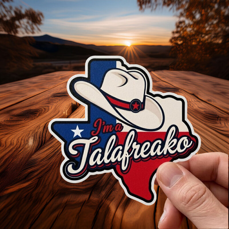 I'm a Talafreako Texas Sticker-Car Magnet, Talarico For Senate Decal