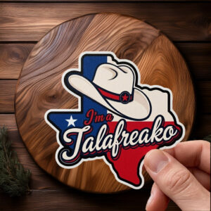 I'm a Talafreako Texas Sticker-Car Magnet, Talarico For Senate Decal