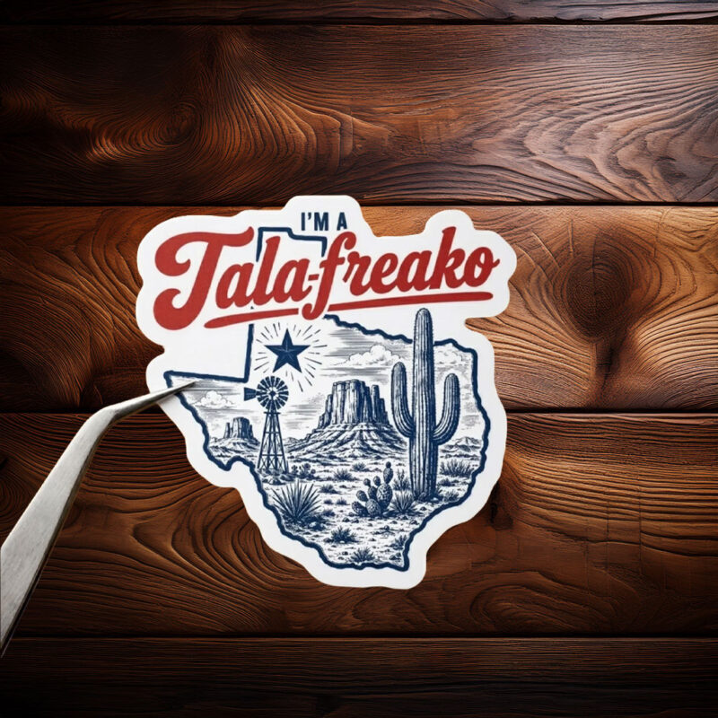 I'm a Talafreako Texas Sticker, Talarico For Senate Inspired Decal, Waterproof