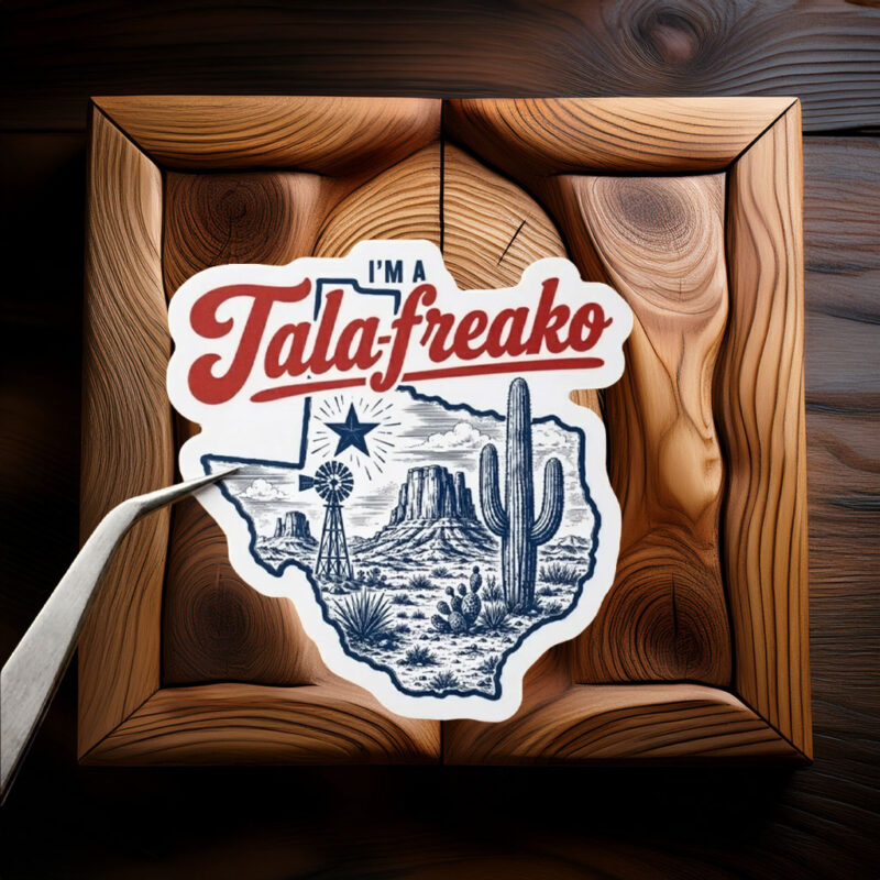 I'm a Talafreako Texas Sticker, Talarico For Senate Inspired Decal, Waterproof