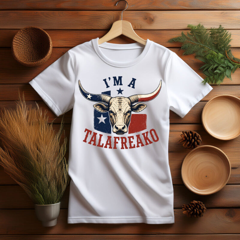 James Talarico For Texas Democrat Classic Western Bull Graphic Shirt