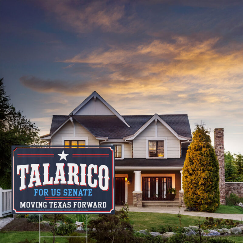 James Talarico Sign, Texas Democrat Yard Decor