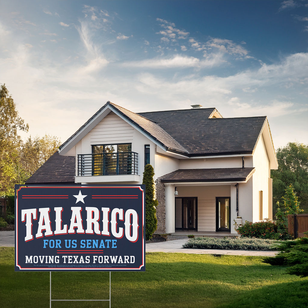 James Talarico Sign, Texas Democrat Yard Decor