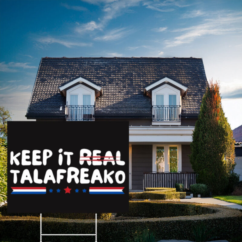 Keep It Real Patriotic Lawn Display – Talafreako Yard Sign