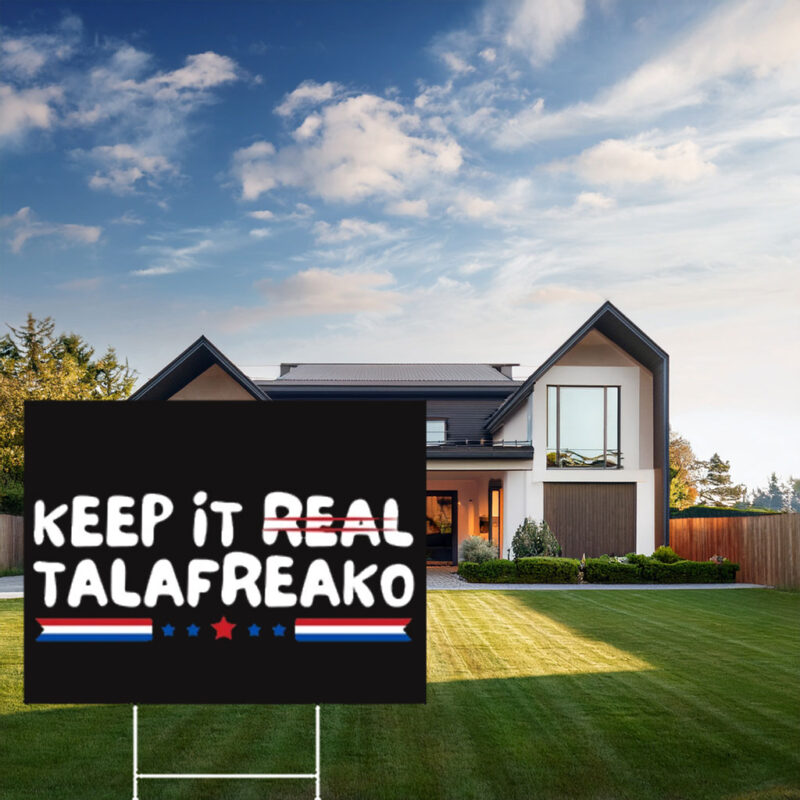 Keep It Real Patriotic Lawn Display – Talafreako Yard Sign
