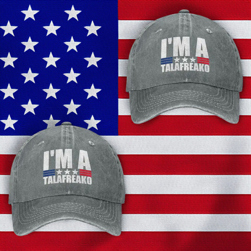 Lone Star I’m A Talafreako Texas Flag Cap – Retro Distressed Baseball Hat