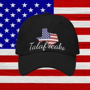Lone Star State Talafreako USA Flag Cap – Modern Black Baseball Hat