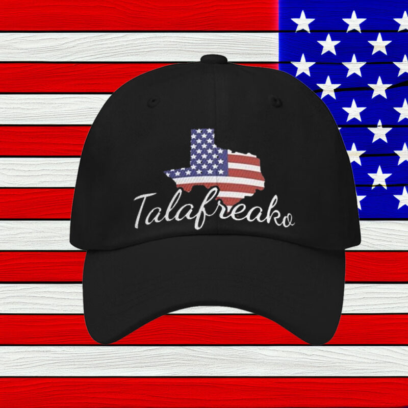 Lone Star State Talafreako USA Flag Cap – Modern Black Baseball Hat