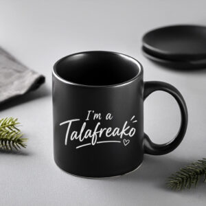 Minimalist Handdrawn Coffee Cup – I’m A Talafreako Mug