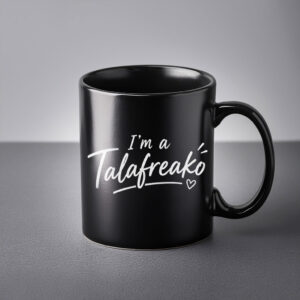 Minimalist Handdrawn Coffee Cup – I’m A Talafreako Mug