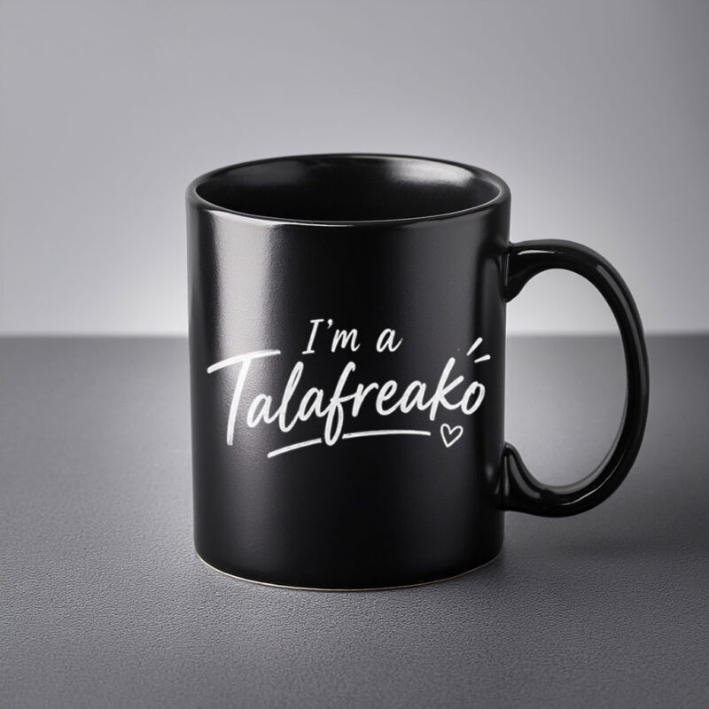 Minimalist Handdrawn Coffee Cup – I’m A Talafreako Mug