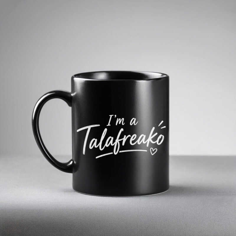 Minimalist Handdrawn Coffee Cup – I’m A Talafreako Mug
