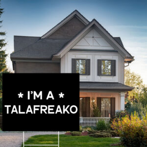 Minimalist Patriotic Text Yard Sign – Lawn Decor Talafreako Yard Sign