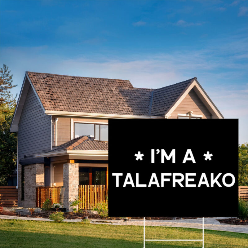 Minimalist Patriotic Text Yard Sign – Lawn Decor Talafreako Yard Sign