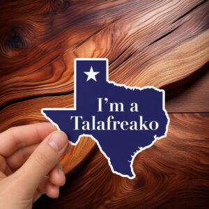 Minimalist Texas Map Navy Blue Decal – Talafreako Sticker
