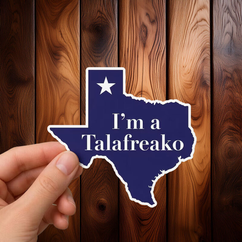 Minimalist Texas Map Navy Blue Decal – Talafreako Sticker