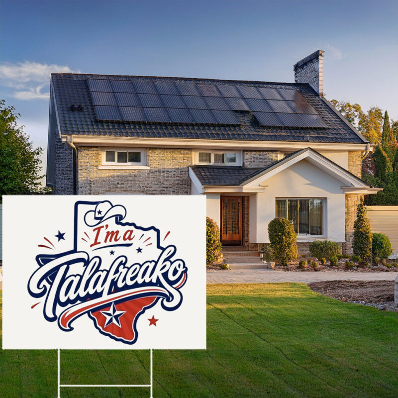 Patriotic Lone Star State Lawn Decor – Talafreako Yard Sign