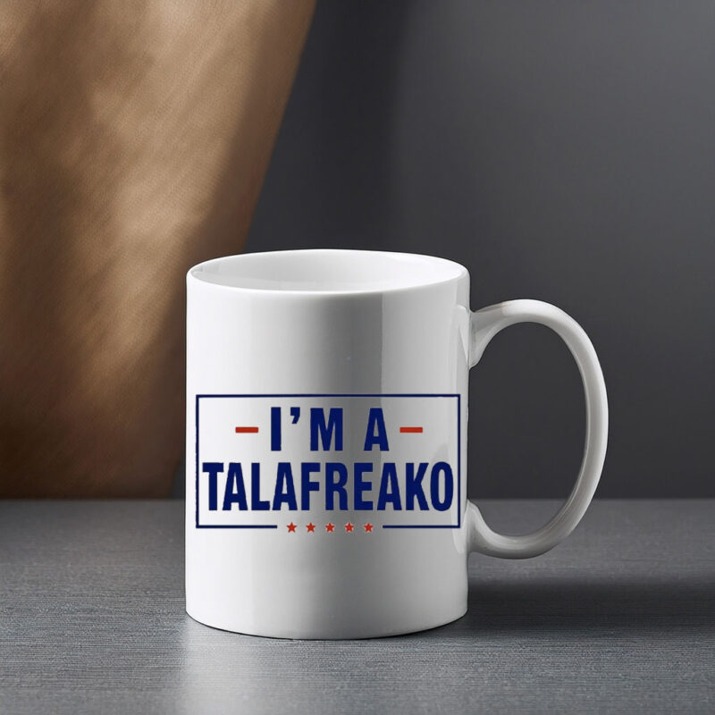 Patriotic Star Cup I’m A Talafreako Mug Vintage Inspired Supporter Ceramic Coffee Mug