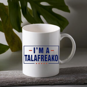 Patriotic Star Cup I’m A Talafreako Mug Vintage Inspired Supporter Ceramic Coffee Mug